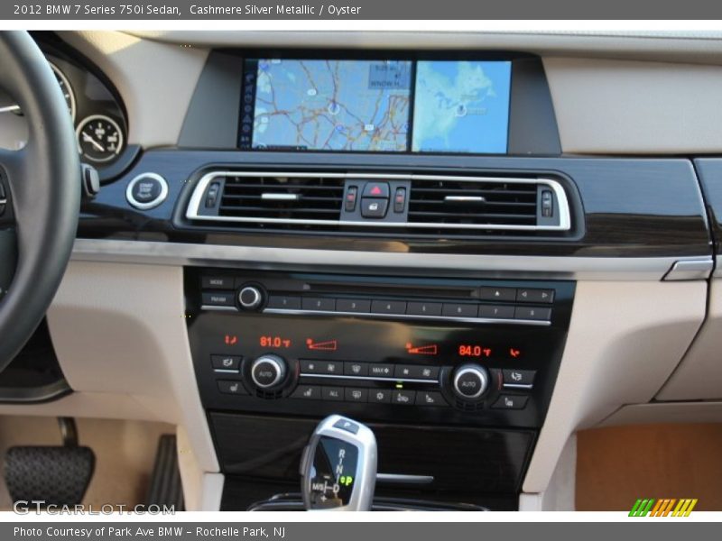 Cashmere Silver Metallic / Oyster 2012 BMW 7 Series 750i Sedan