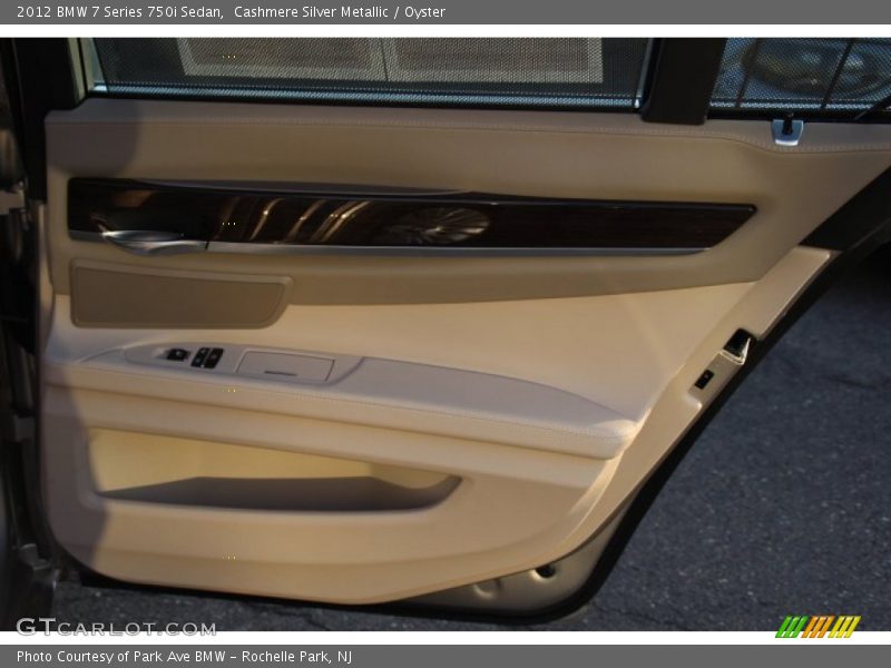 Cashmere Silver Metallic / Oyster 2012 BMW 7 Series 750i Sedan