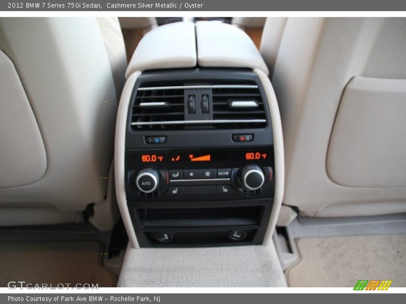 Cashmere Silver Metallic / Oyster 2012 BMW 7 Series 750i Sedan