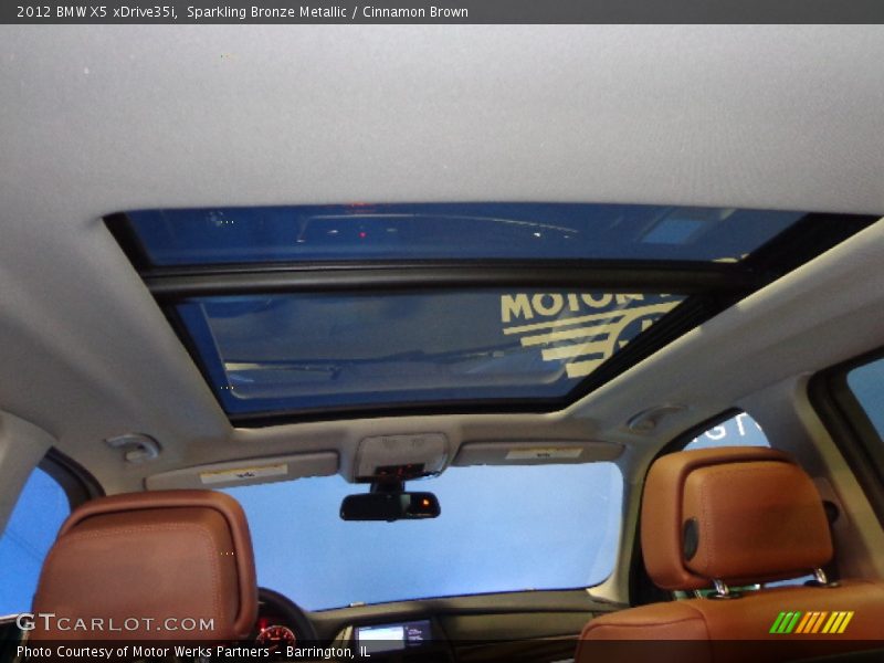 Sparkling Bronze Metallic / Cinnamon Brown 2012 BMW X5 xDrive35i