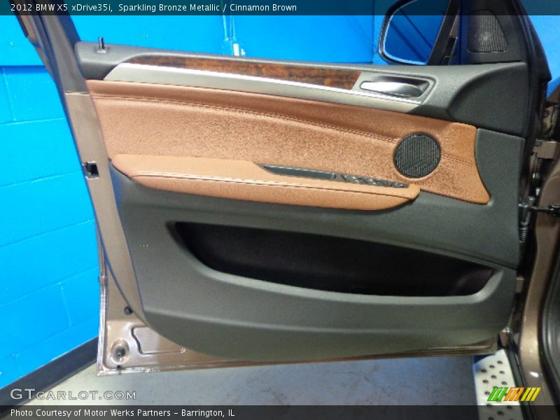 Sparkling Bronze Metallic / Cinnamon Brown 2012 BMW X5 xDrive35i