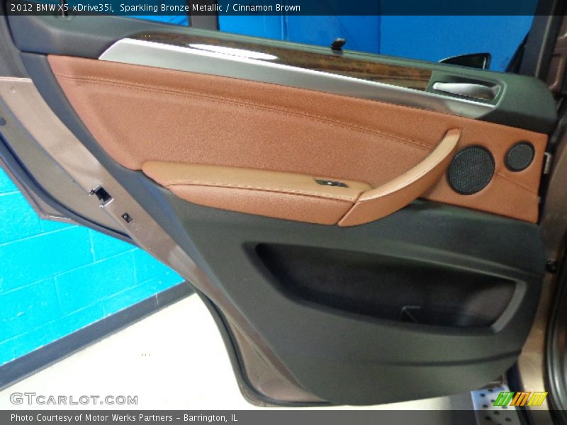 Sparkling Bronze Metallic / Cinnamon Brown 2012 BMW X5 xDrive35i