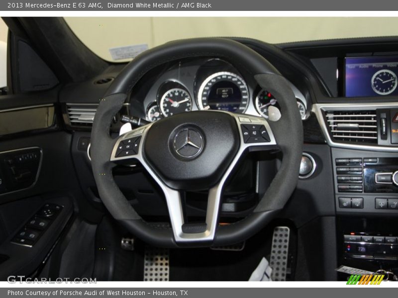 Diamond White Metallic / AMG Black 2013 Mercedes-Benz E 63 AMG