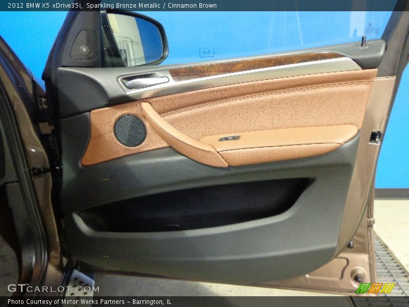 Sparkling Bronze Metallic / Cinnamon Brown 2012 BMW X5 xDrive35i