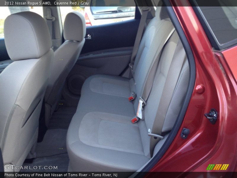 Cayenne Red / Gray 2012 Nissan Rogue S AWD