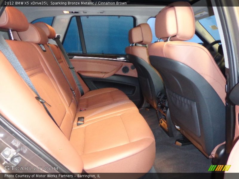 Sparkling Bronze Metallic / Cinnamon Brown 2012 BMW X5 xDrive35i