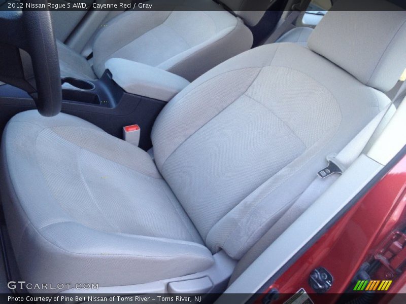 Cayenne Red / Gray 2012 Nissan Rogue S AWD