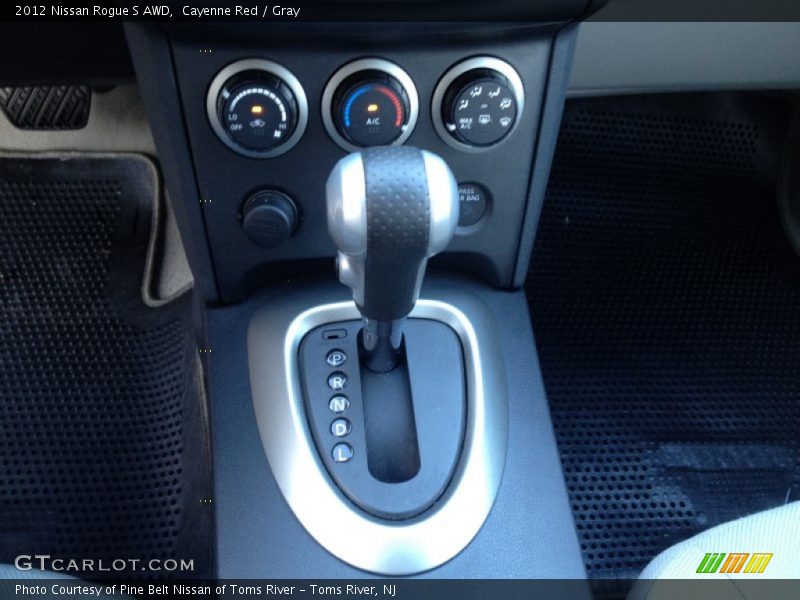 Cayenne Red / Gray 2012 Nissan Rogue S AWD