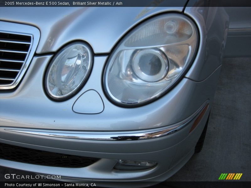 Brilliant Silver Metallic / Ash 2005 Mercedes-Benz E 500 Sedan