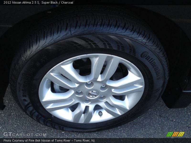 Super Black / Charcoal 2012 Nissan Altima 2.5 S