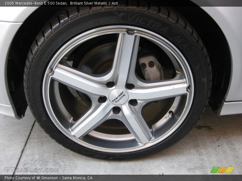 Custom Wheels of 2005 E 500 Sedan