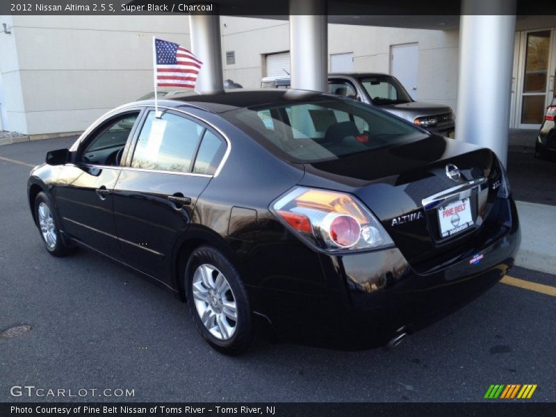 Super Black / Charcoal 2012 Nissan Altima 2.5 S