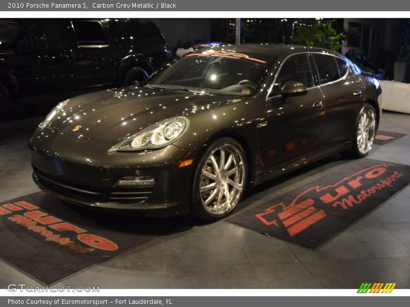 Carbon Grey Metallic / Black 2010 Porsche Panamera S