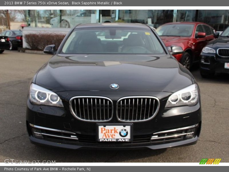 Black Sapphire Metallic / Black 2013 BMW 7 Series 750i xDrive Sedan