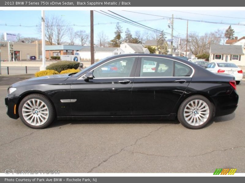  2013 7 Series 750i xDrive Sedan Black Sapphire Metallic