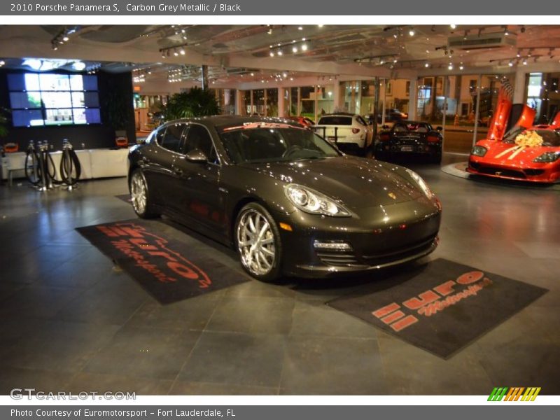 Carbon Grey Metallic / Black 2010 Porsche Panamera S