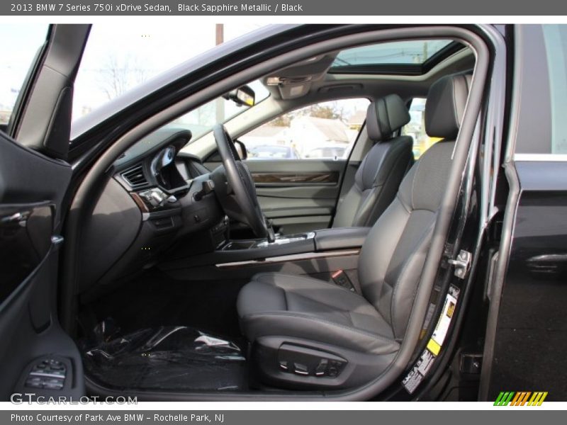 Black Sapphire Metallic / Black 2013 BMW 7 Series 750i xDrive Sedan
