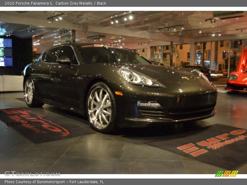 Carbon Grey Metallic / Black 2010 Porsche Panamera S