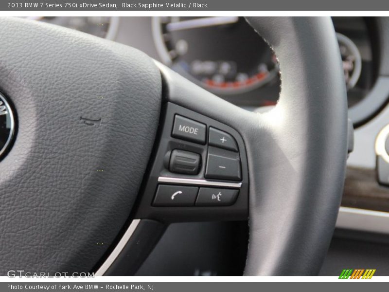 Black Sapphire Metallic / Black 2013 BMW 7 Series 750i xDrive Sedan