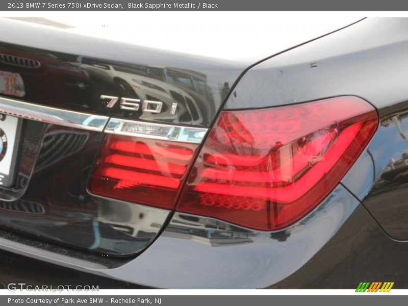 Black Sapphire Metallic / Black 2013 BMW 7 Series 750i xDrive Sedan