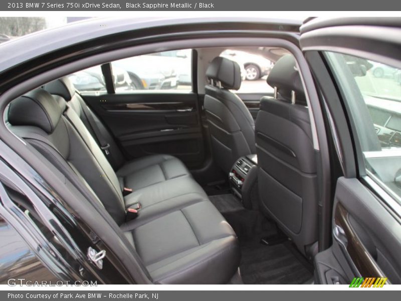 Rear Seat of 2013 7 Series 750i xDrive Sedan