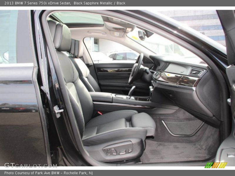 Black Sapphire Metallic / Black 2013 BMW 7 Series 750i xDrive Sedan