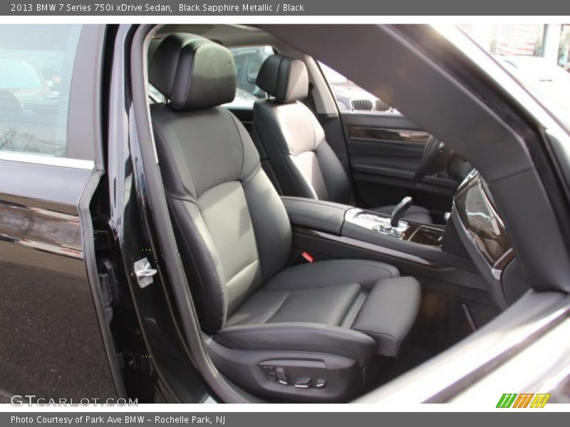 Black Sapphire Metallic / Black 2013 BMW 7 Series 750i xDrive Sedan