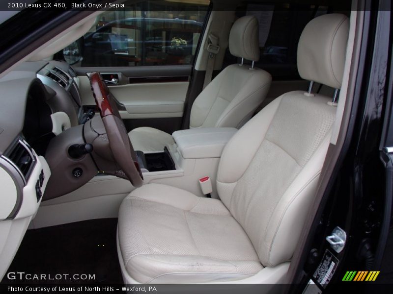 Front Seat of 2010 GX 460