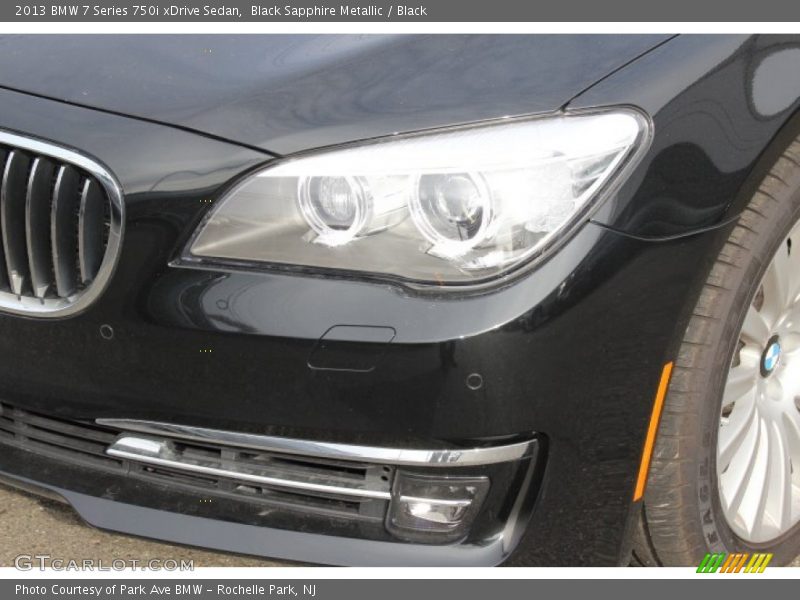 Black Sapphire Metallic / Black 2013 BMW 7 Series 750i xDrive Sedan
