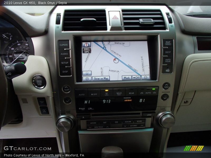 Black Onyx / Sepia 2010 Lexus GX 460