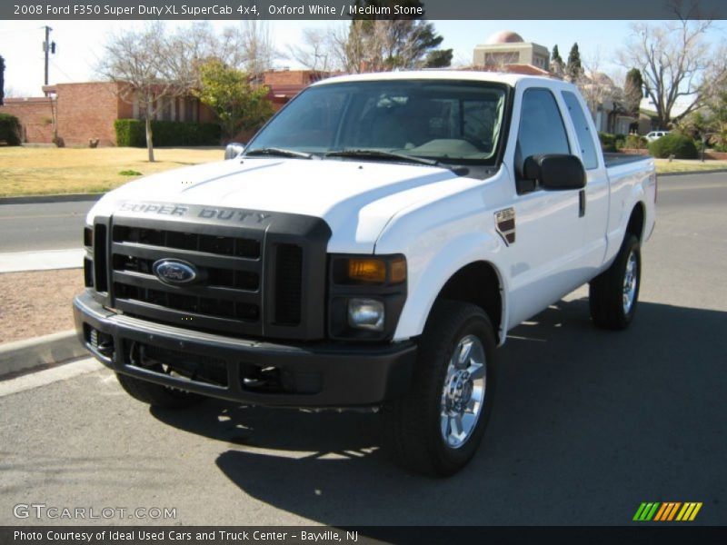 Oxford White / Medium Stone 2008 Ford F350 Super Duty XL SuperCab 4x4