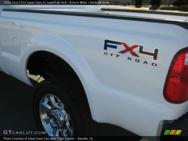 Oxford White / Medium Stone 2008 Ford F350 Super Duty XL SuperCab 4x4
