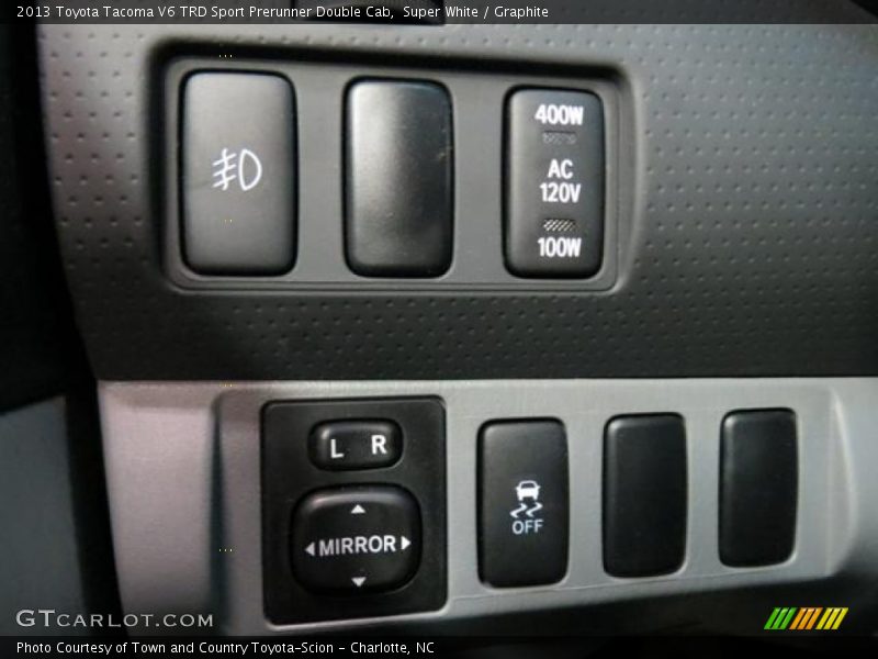 Controls of 2013 Tacoma V6 TRD Sport Prerunner Double Cab