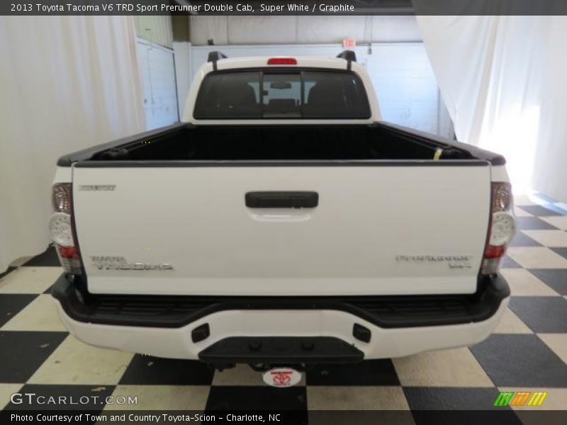 Super White / Graphite 2013 Toyota Tacoma V6 TRD Sport Prerunner Double Cab