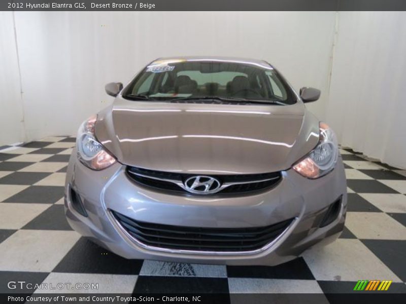 Desert Bronze / Beige 2012 Hyundai Elantra GLS