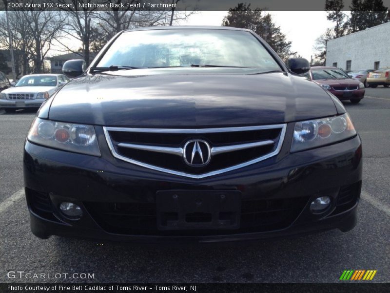 Nighthawk Black Pearl / Parchment 2008 Acura TSX Sedan