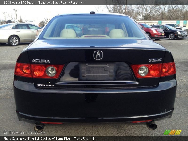 Nighthawk Black Pearl / Parchment 2008 Acura TSX Sedan