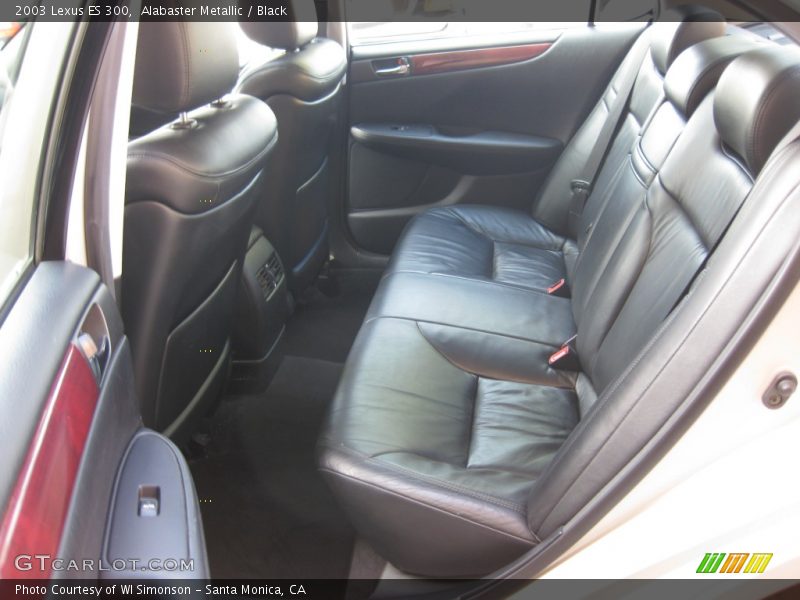 Rear Seat of 2003 ES 300