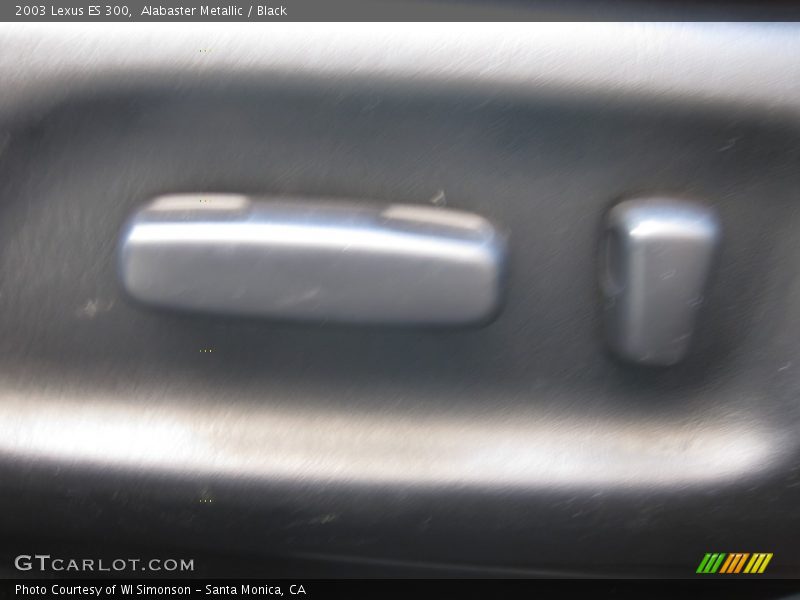 Alabaster Metallic / Black 2003 Lexus ES 300