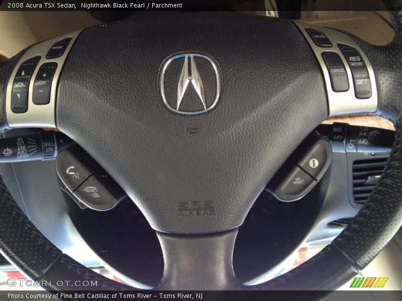Nighthawk Black Pearl / Parchment 2008 Acura TSX Sedan