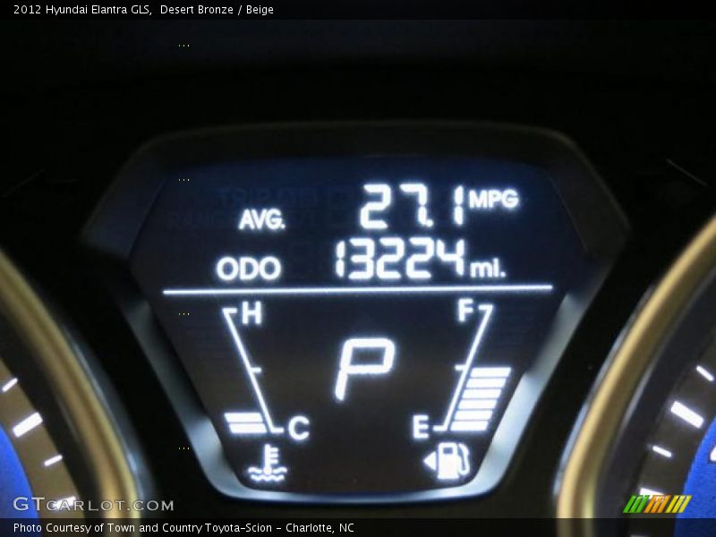 Desert Bronze / Beige 2012 Hyundai Elantra GLS