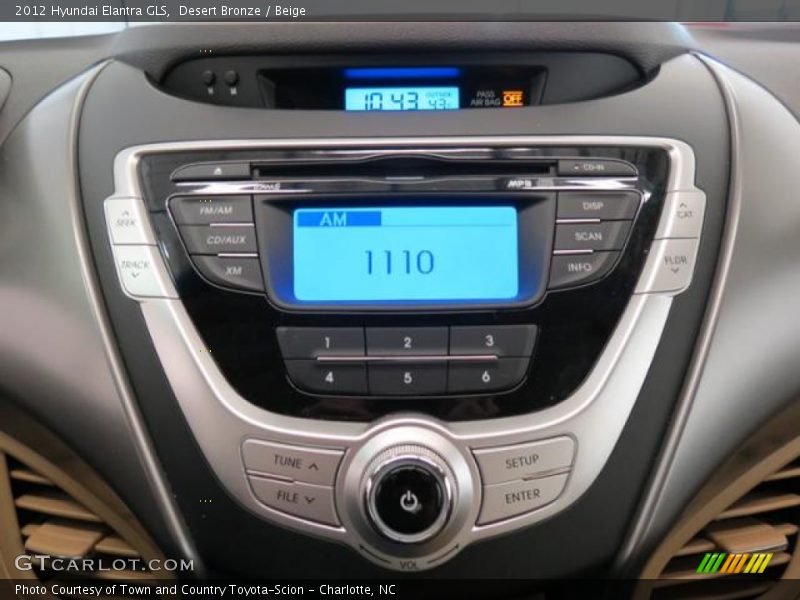 Desert Bronze / Beige 2012 Hyundai Elantra GLS