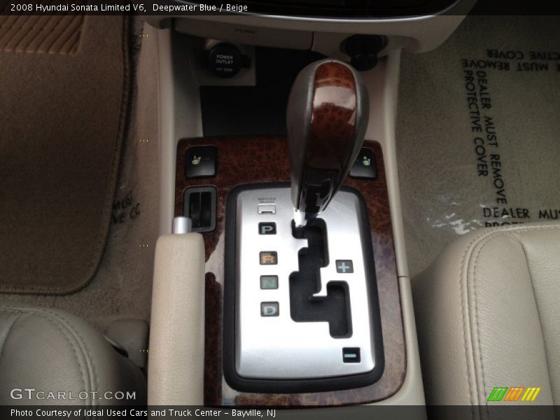  2008 Sonata Limited V6 5 Speed Shiftronic Automatic Shifter
