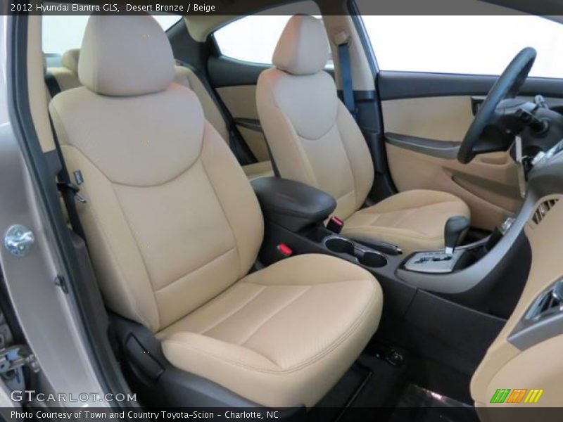 Desert Bronze / Beige 2012 Hyundai Elantra GLS