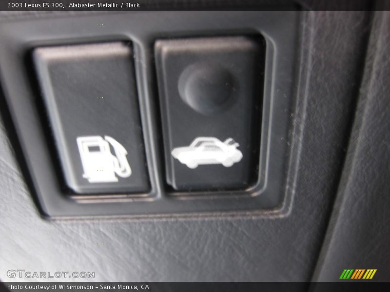 Alabaster Metallic / Black 2003 Lexus ES 300