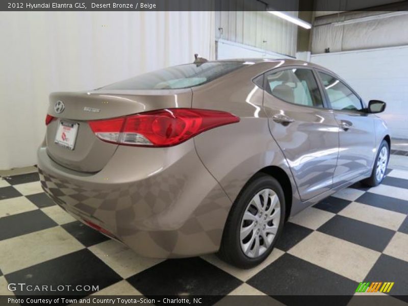 Desert Bronze / Beige 2012 Hyundai Elantra GLS