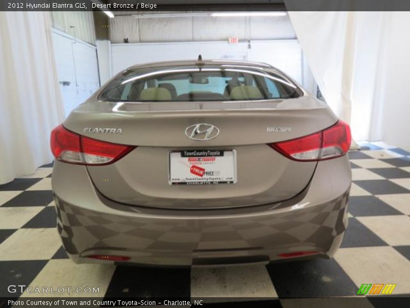 Desert Bronze / Beige 2012 Hyundai Elantra GLS