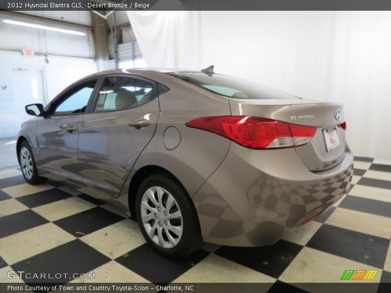 Desert Bronze / Beige 2012 Hyundai Elantra GLS