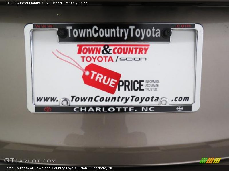 Desert Bronze / Beige 2012 Hyundai Elantra GLS