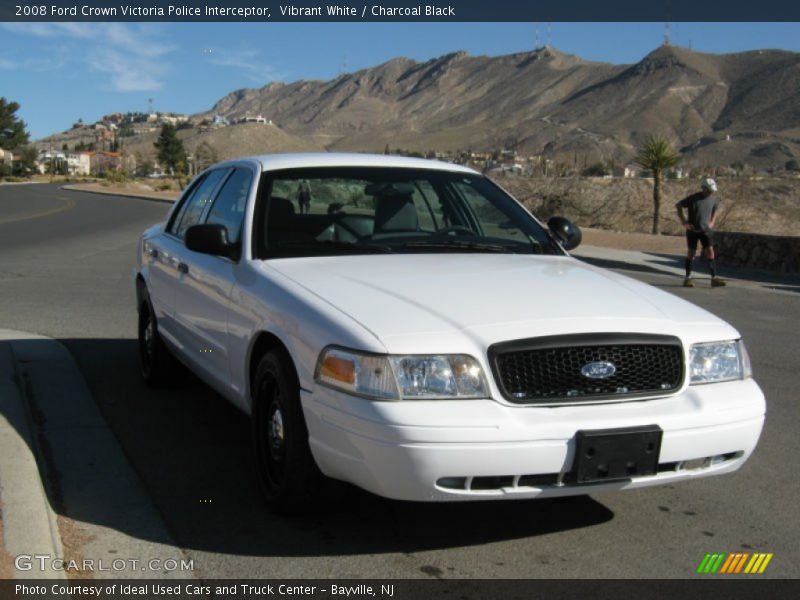  2008 Crown Victoria Police Interceptor Vibrant White